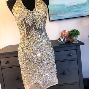 Tony bowls formal cocktail dress 6